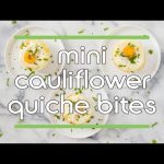 Mini Cauliflower Quiche Bites Mini Cauliflower Quiche Bites