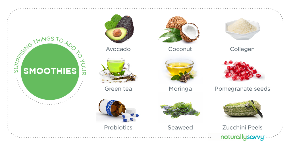 surprising and nutritious things to add to your smoothies