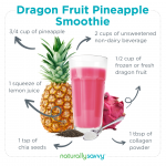 Dragonfruit Pineapple Smoothie dragonfruit pineapple smoothie