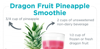 dragonfruit pineapple smoothie