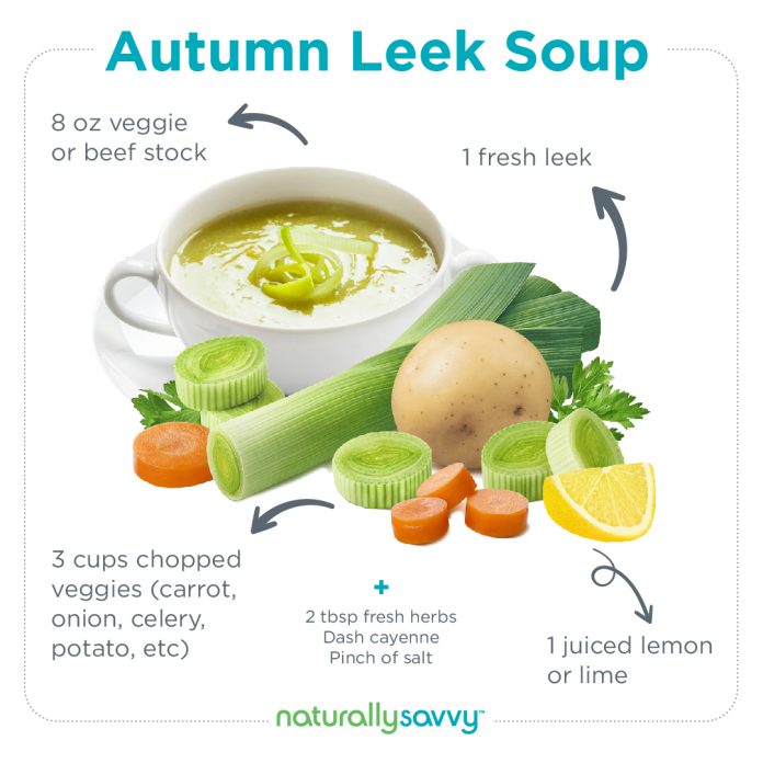 autumn leek soup