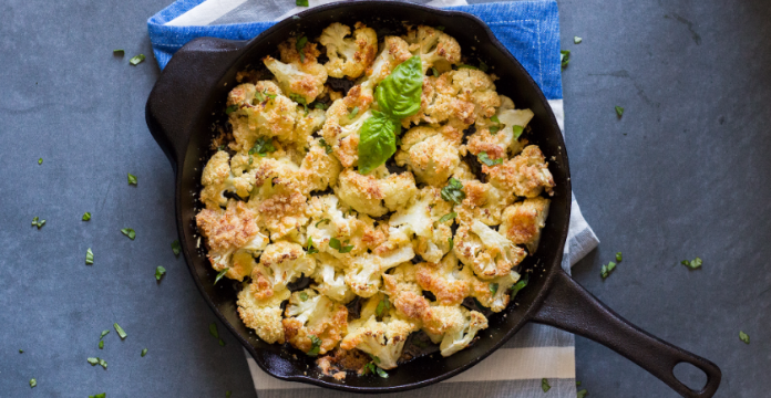 Almond-Crusted Cauliflower 