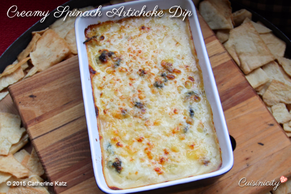 Creamy Spinach Artichoke Dip 2