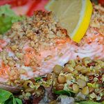 Walnut-Crusted Wild Salmon Recipe Walnut-Crusted Wild Salmon Recipe