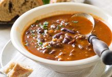 3-Bean Vegetarian Chili Recipe with Barley and Shiitake Mushrooms 3-Bean Vegetarian Chili Recipe with Barley and Shiitake Mushrooms
