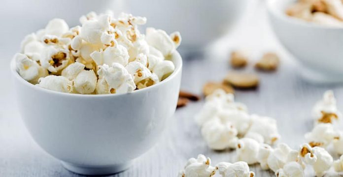 DP-popcorn-carlsons Lemon, Garlic, and Herb Popcorn Recipe With Omega-3s
