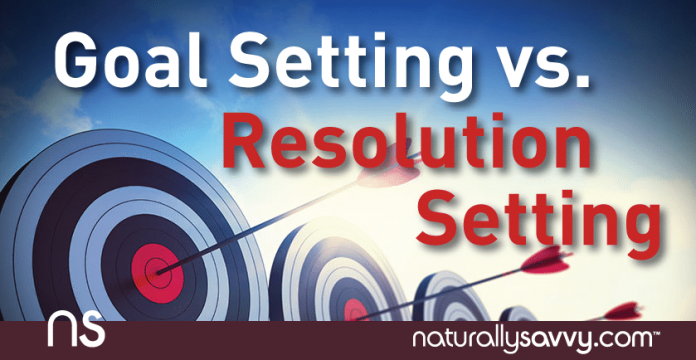 Goal Setting vs. Resolution Setting 