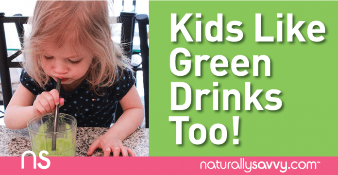 Kids Like Green Drinks Too 