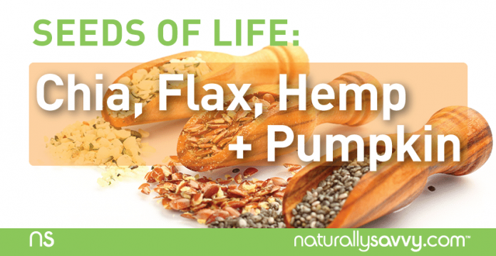 Seeds of Life: Chia, Flax, Hemp & Pumpkin 