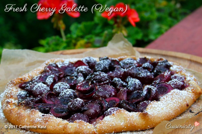 Fresh Cherry Galette 