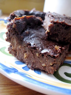 Vegan Fudgy Carob Brownies 2