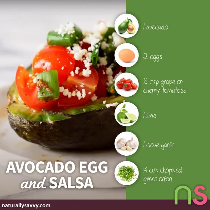 Avocado Egg and Salsa 