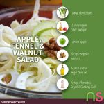 Apple, Fennel & Walnut Salad with Apple Cider Vinaigrette Apple, Fennel & Walnut Salad with Apple Cider Vinaigrette