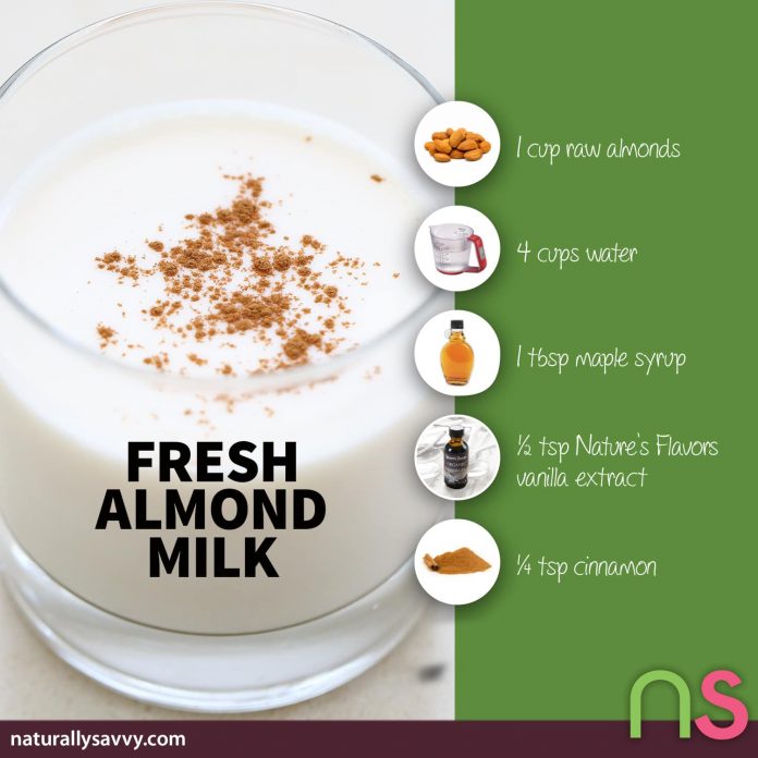 Fresh Almond Milk Recipe 