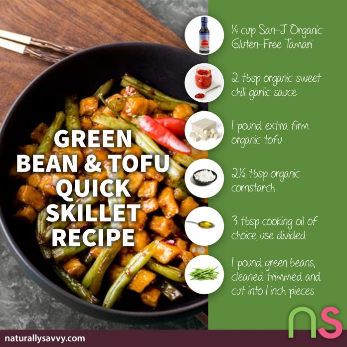 Green Bean and Tofu Quick Skillet Recipe 