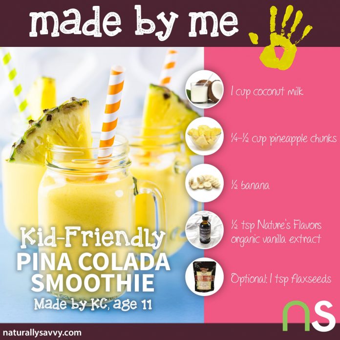 Made by Me: Piña Colada Smoothie Recipe 