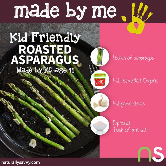 Made by Me: Garlicky Roasted Asparagus 