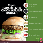 Caramelized Onion Walnut Burger (Vegan) Caramelized Onion Walnut Burger (Vegan) 2