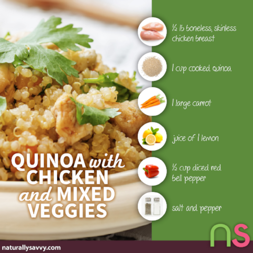 Quinoa with Chicken and Mixed Veggies Recipe 2