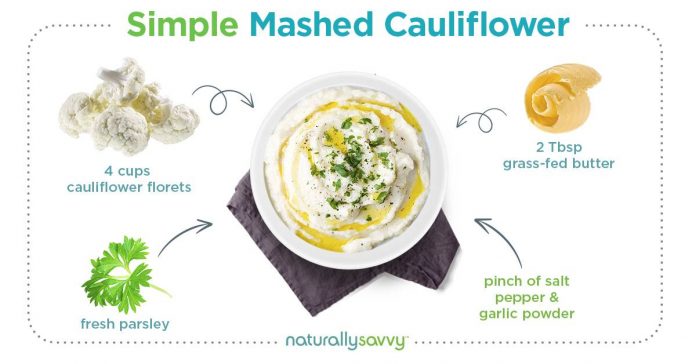 simple mashed cauliflower recipe