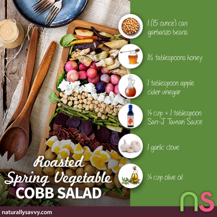 Roasted Spring Vegetable Cobb Salad 2