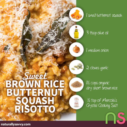 Sweet Brown Rice Butternut Squash Risotto Recipe 3