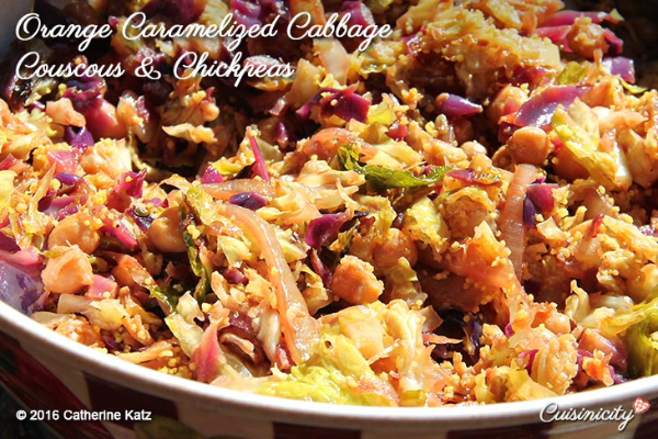 Orange Caramelized Cabbage Couscous 2