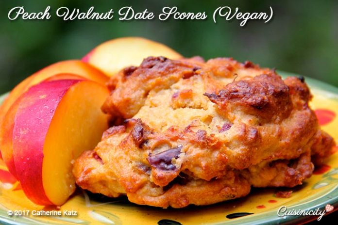 Peach Walnut Date Scones 2