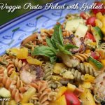 Pesto Vegetable Pasta Salad with Grilled Shrimp Pesto Vegetable Pasta Salad with Grilled Shrimp 2