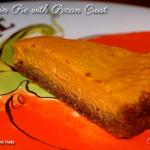 Pumpkin Pie with Pecan Crust Pumpkin Pie with Pecan Crust 2