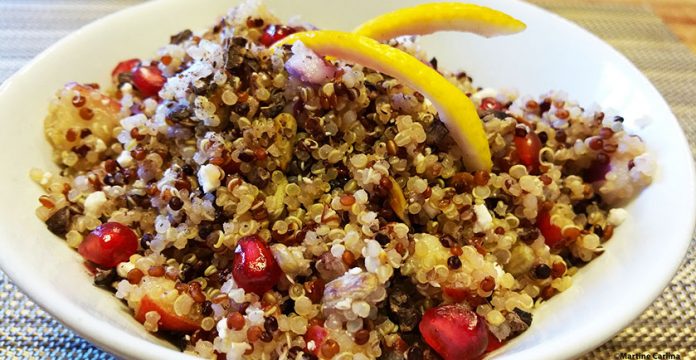 Pomegranate and Pear Quinoa Salad Recipe 