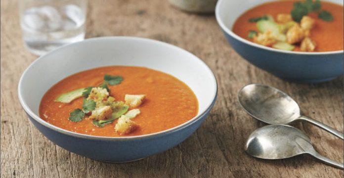 Golden Bell Pepper Soup Recipe 