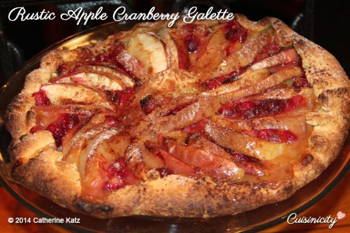 Rustic Apple Cranberry Galette 2