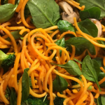 Squash Noodles With Peanut Sauce Squash Noodles With Peanut Sauce