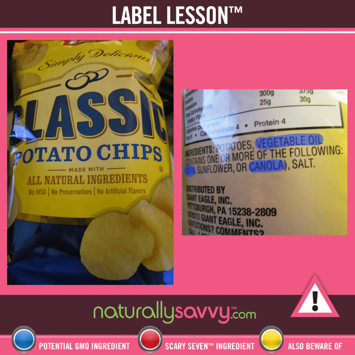 [Label Lesson] Potato Chips 