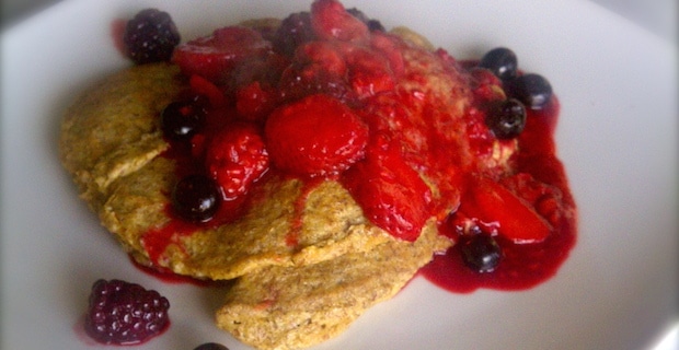 Guilt-Free Amaranth Pancakes Recipe with Saucy Berries 