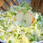 Fresh Coleslaw with Walnuts and Apple Vinaigrette Fresh Coleslaw with Walnuts and Apple Vinaigrette