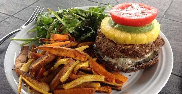 Black Bean and Navy Bean Veggie Burger Recipe 