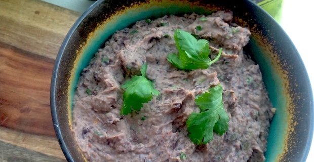 Vegan 'Cheesy' Fiesta Black Bean Dip Recipe 
