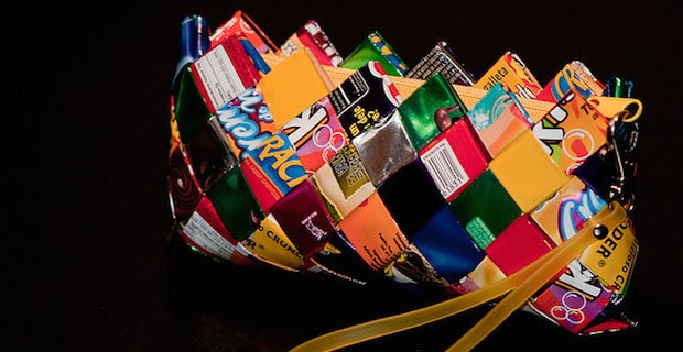 Earth Friendly Ideas for Used Candy Wrappers 