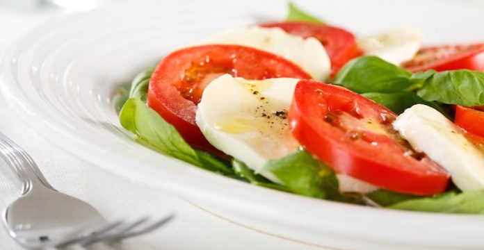 Caprese salad Omega-3 Cucumber & Tomato Salad Recipe