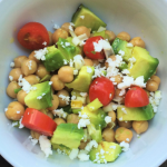 Chickpea Salad with Avocado, Tomatoes and Feta Chickpea Salad with Avocado, Tomatoes and Feta