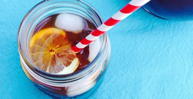Classic Iced Tea Recipe with Lemon and Honey 