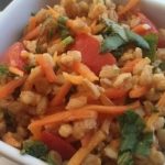 Vegan Farro 'Risotto' Recipe with Kale and Tomatoes Vegan Farro 'Risotto' Recipe with Kale and Tomatoes