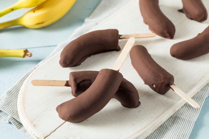 Frozen Chocolate Covered Bananas 