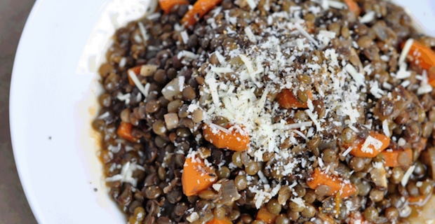 Lentil-Barley-Vegetable Skillet Recipe 