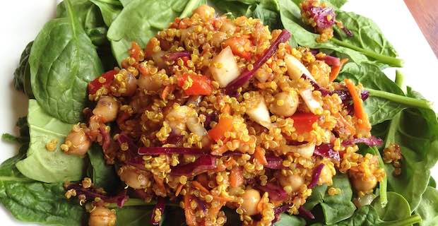 Moroccan Inspired Quinoa Salad Recipe 