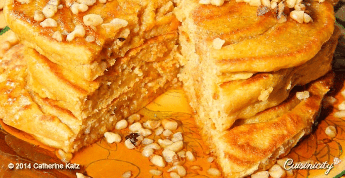 Pumpkin Cinnamon Walnut Pancakes Recipe 2