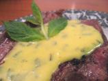 Lamb Chops with Minted Hollandaise Sauce 