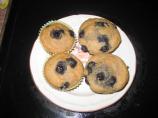 100% Whole Wheat Blueberry Muffins 
